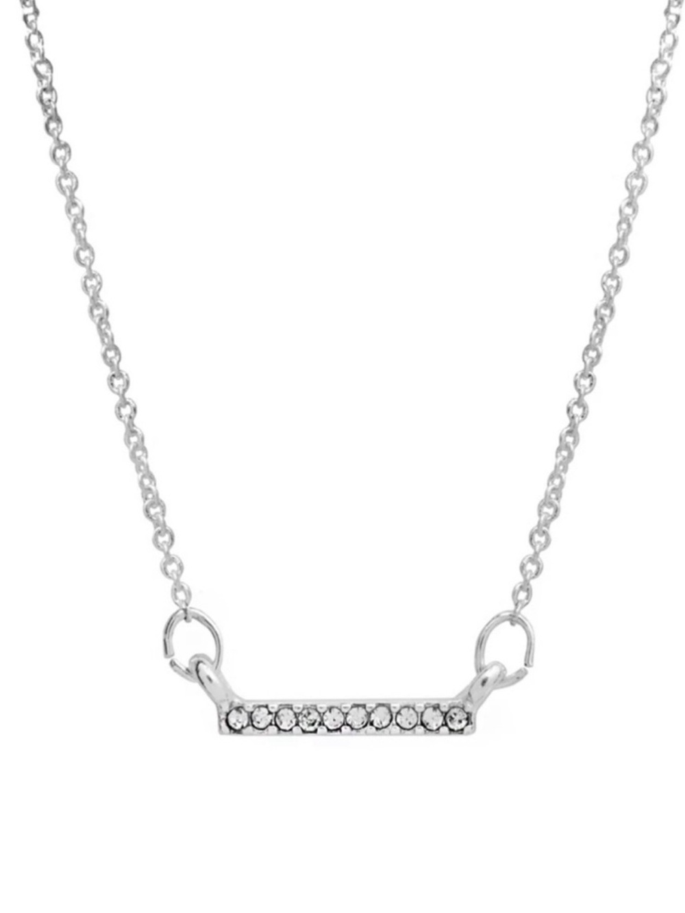 Pave Bar Necklace
